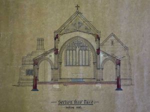 Proposed church Menston 1888